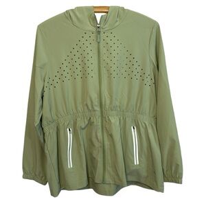 Cali Sport Lightweight‎ Breathable Light Green Jacket in Size 1X